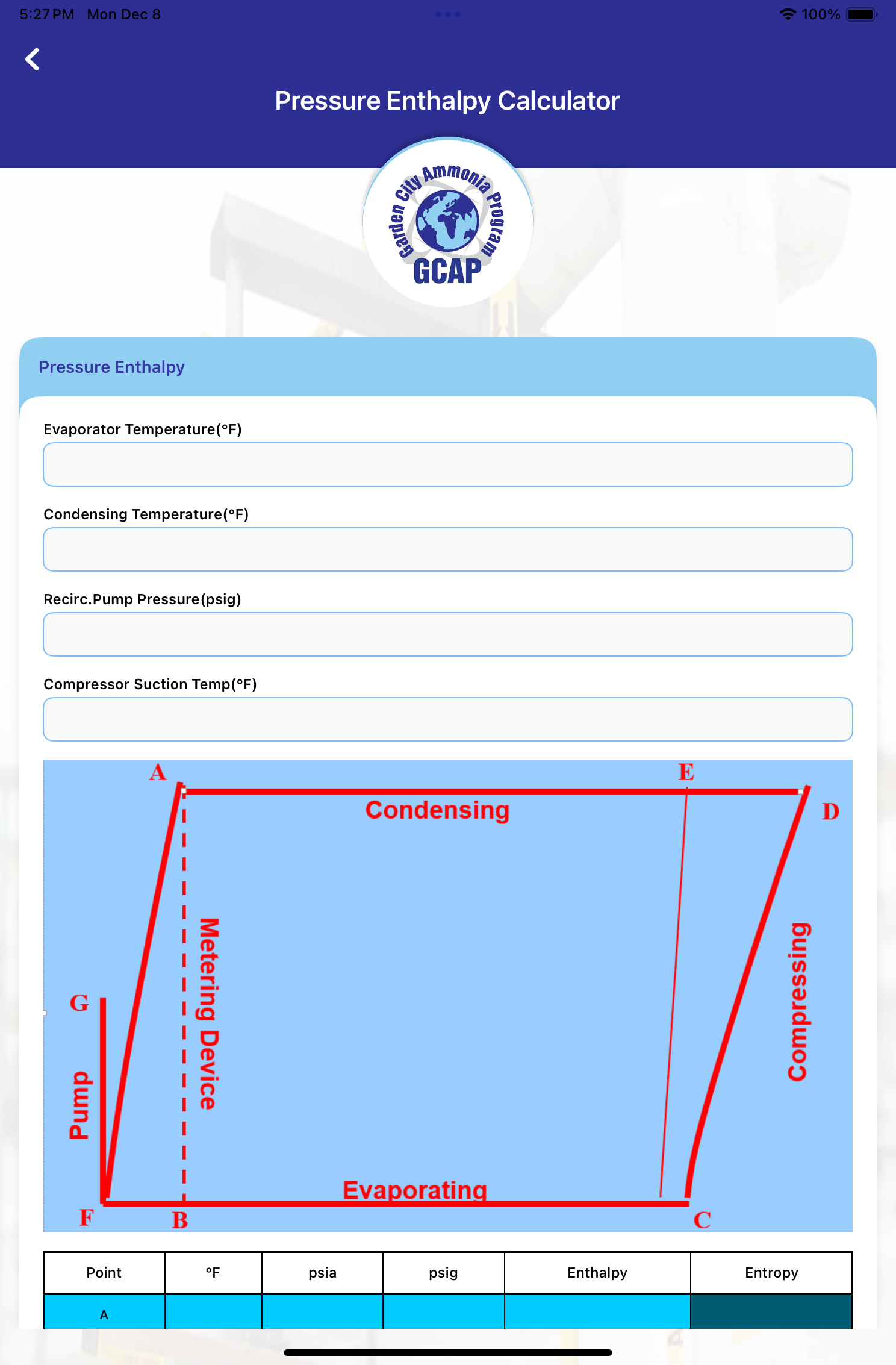 GCAP screen 3
